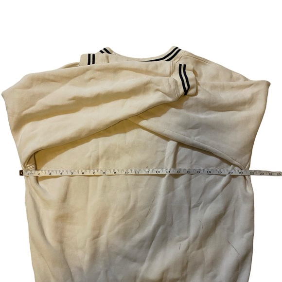 Abercrombie & Fitch Sweatshirt Soft Fleece White Oversized Size S - Picture 7 of 16